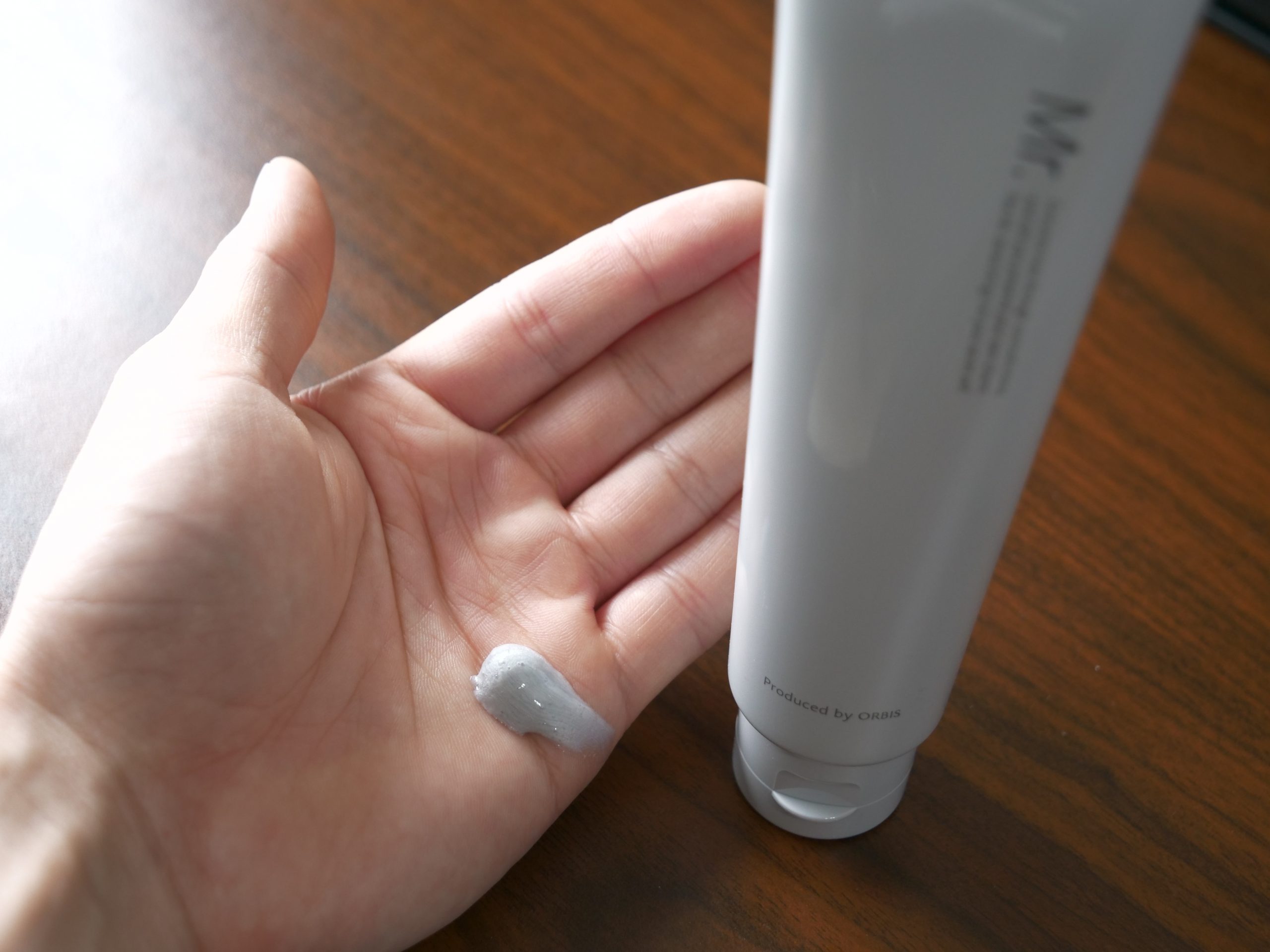 オルビスミスター洗顔_テクスチャー