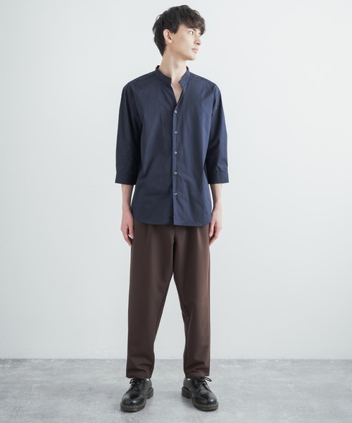 メンズ7分袖シャツ5